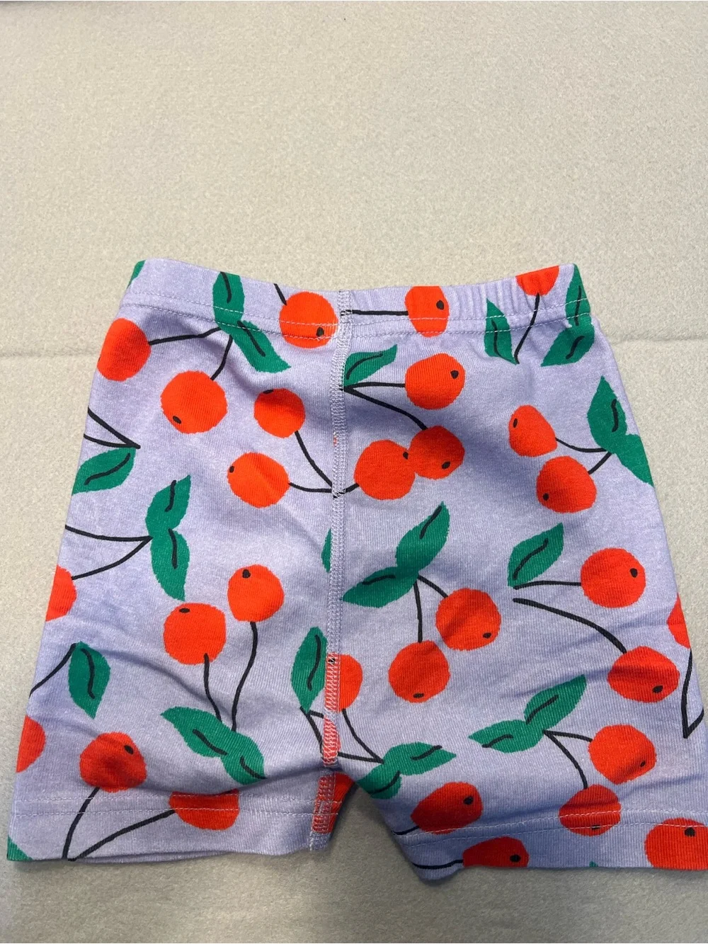 Kids Pajamas Hanna Andersson Lavender/Periwinkle With Cherry Print Size 5 110 Cm